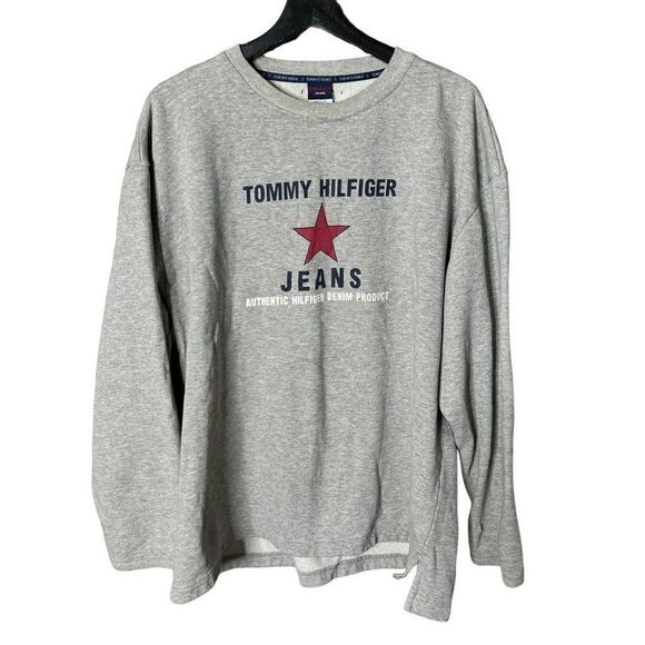 VTG Tommy Hilfiger Jeans Crewneck Large - Picture 1 of 5
